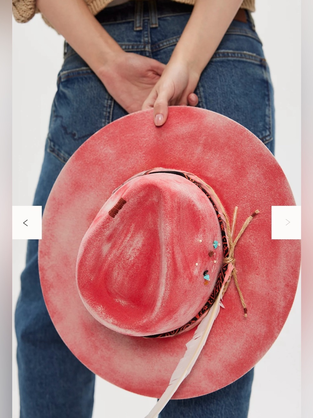 NWT Cami Washed Brimmed Hat